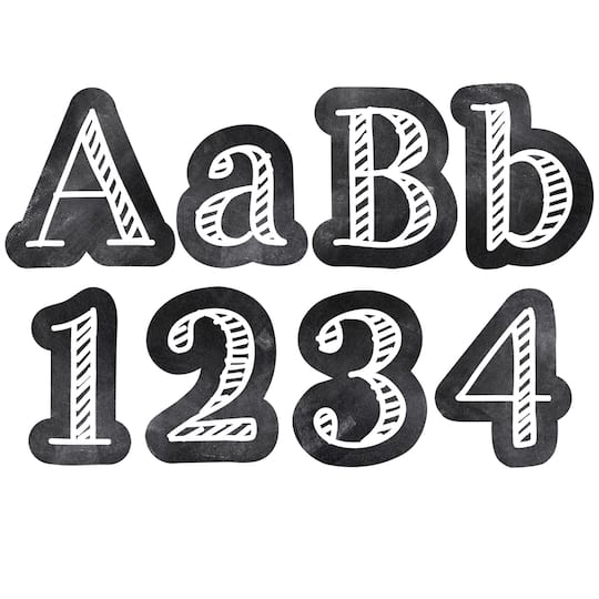 Creative Teaching Press® Chalk It Up! Chalkboard 4" Designer Letters